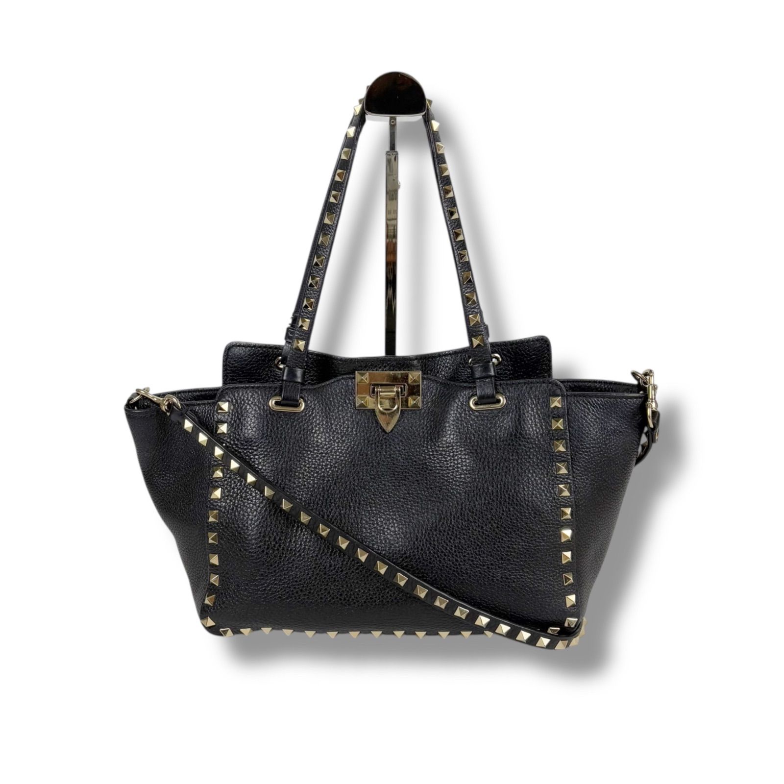 最終値下】VALENTINO ロックスタッズ トートバッグ 最終値下げ 