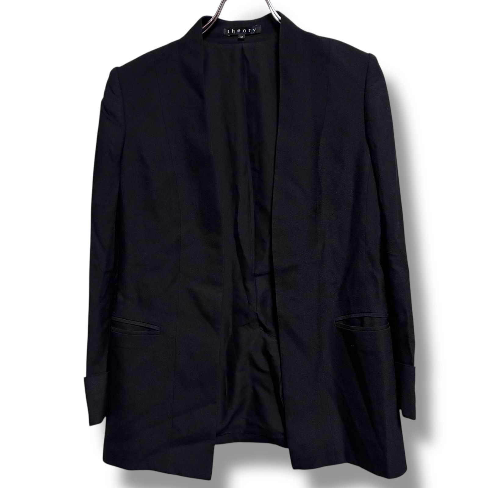 Theory セオリー ブラック テーラードジャケット レーヨン69