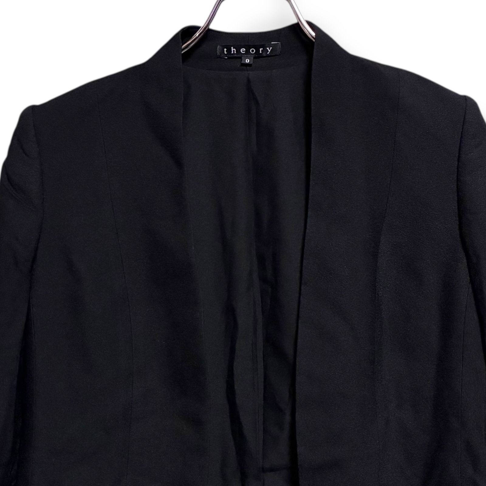 Theory セオリー ブラック テーラードジャケット レーヨン69
