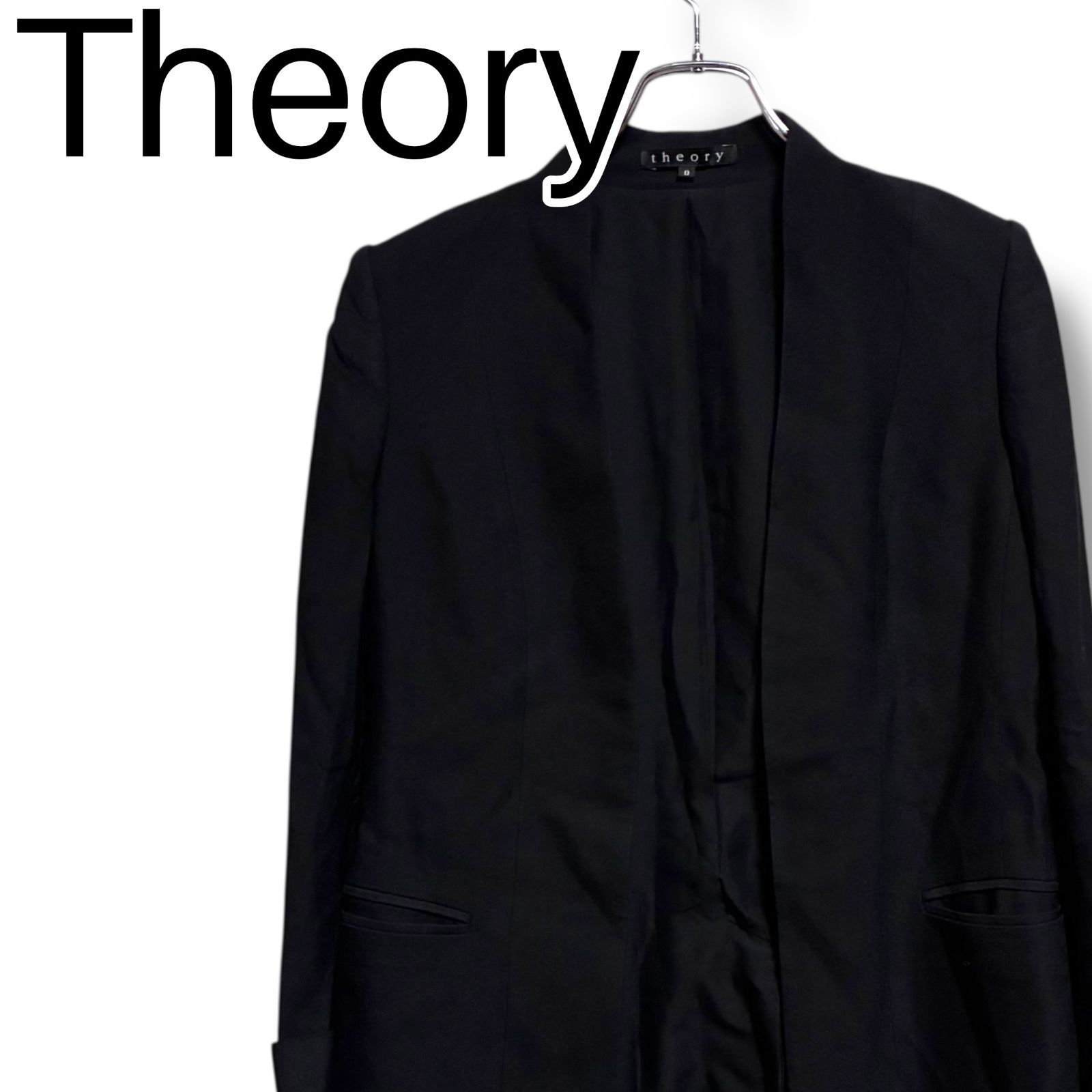 Theory セオリー ブラック テーラードジャケット レーヨン69