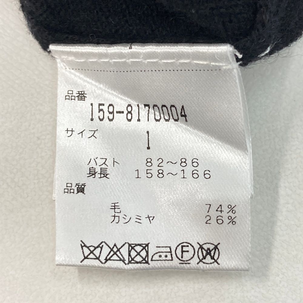 MASTER BUNNY EDITION ブラックセーター サイズ5 カシミヤ 上田桃子プロコラボカラーあり】カシミヤクルーネックニットプル