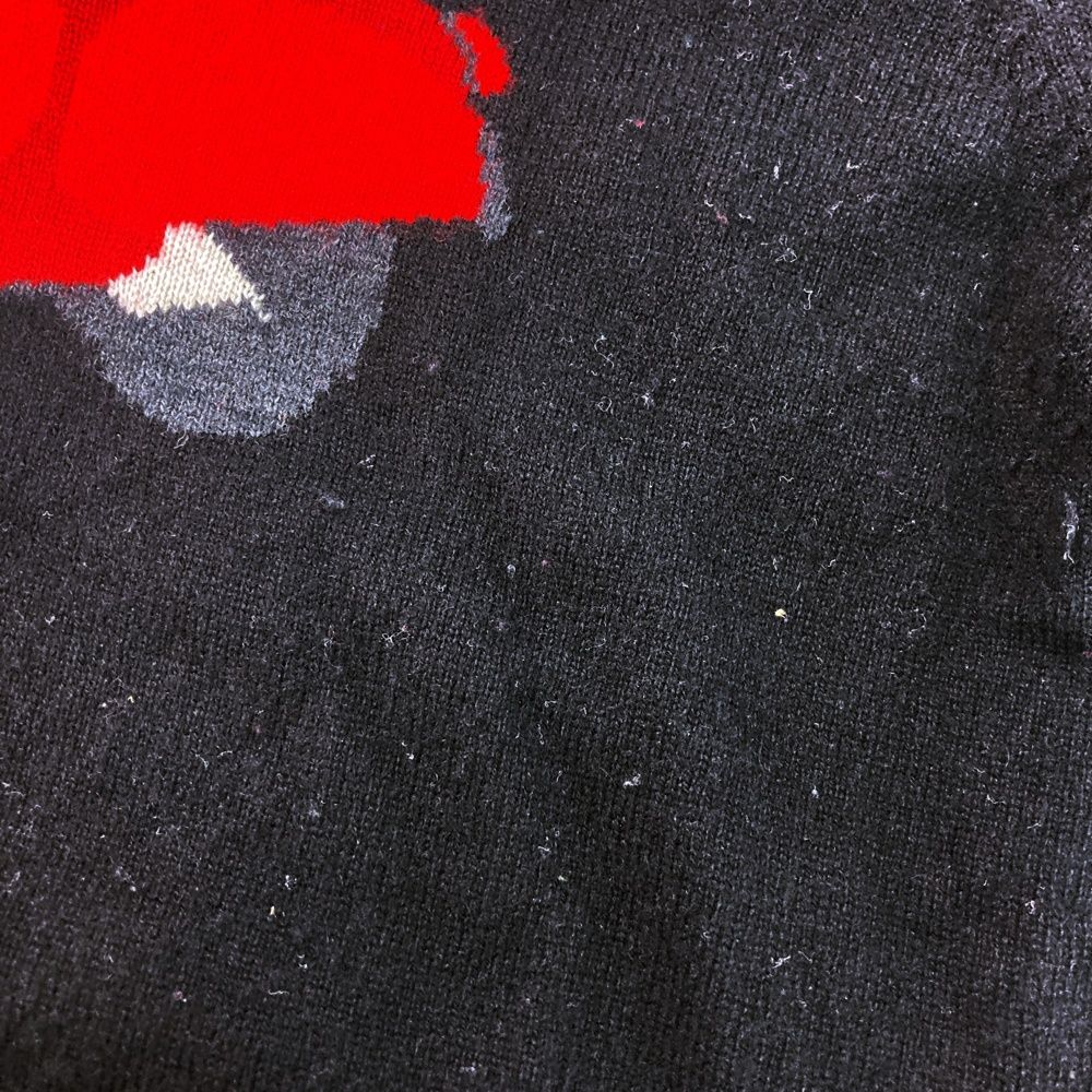 MASTER BUNNY EDITION カシミヤ混 ニットセーター ブラック サイズ：0 MASTER BUNNY EDITION マスターバニーエディション カシミヤ