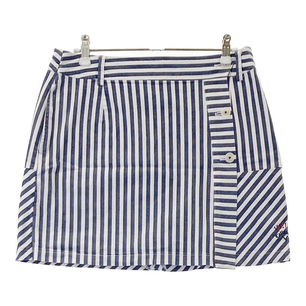 Callaway　ラップ風スカート　ゴルフウエア　インナーパンツ付き　ストライプ Callaway ラップ風スカート ゴルフウエア インナーパンツ付き ストライプ