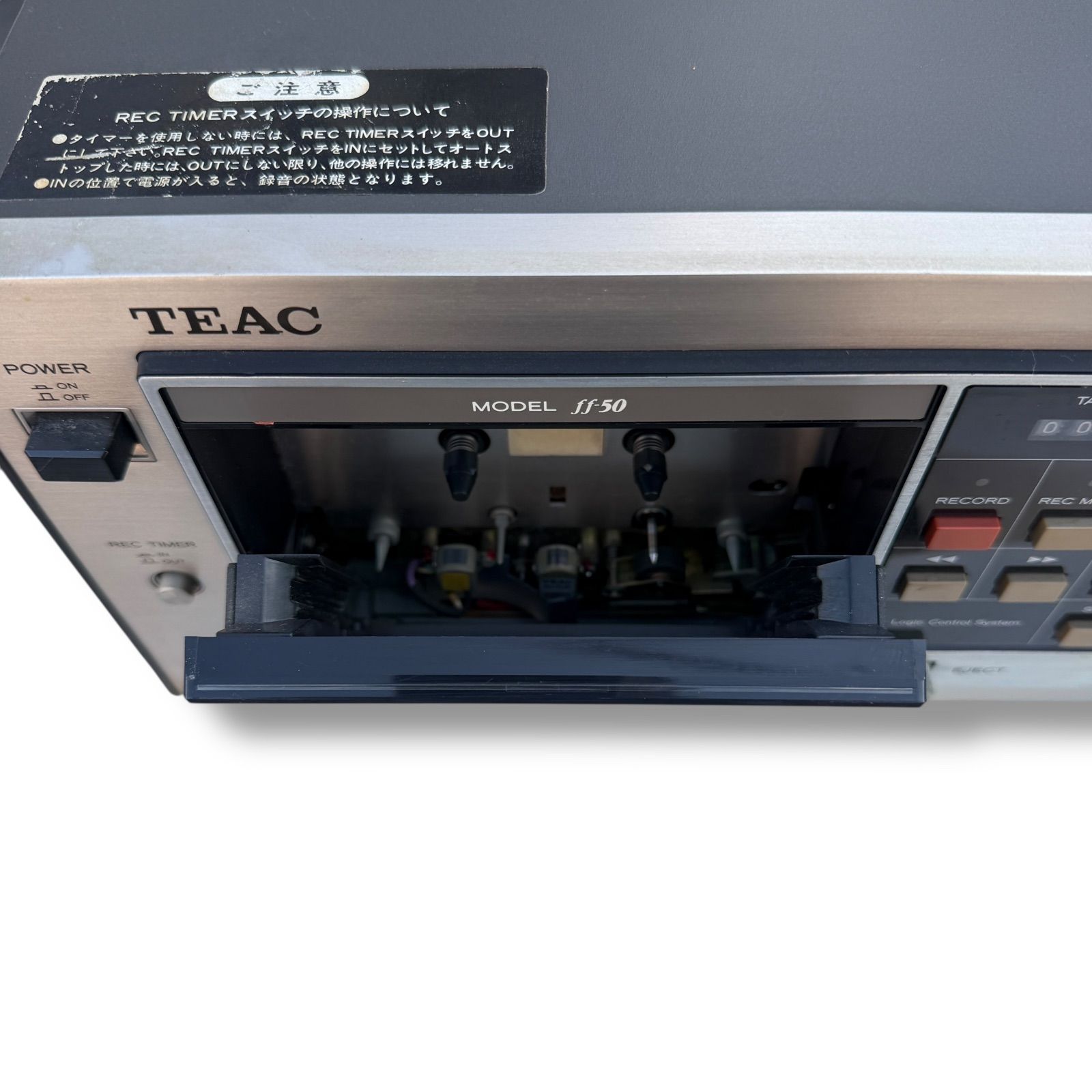 TEAC ff-50 カセットデッキ　送料込み Yahoo!オークション - TEAC ティアック ff-50 カセットデッキ 音響機器