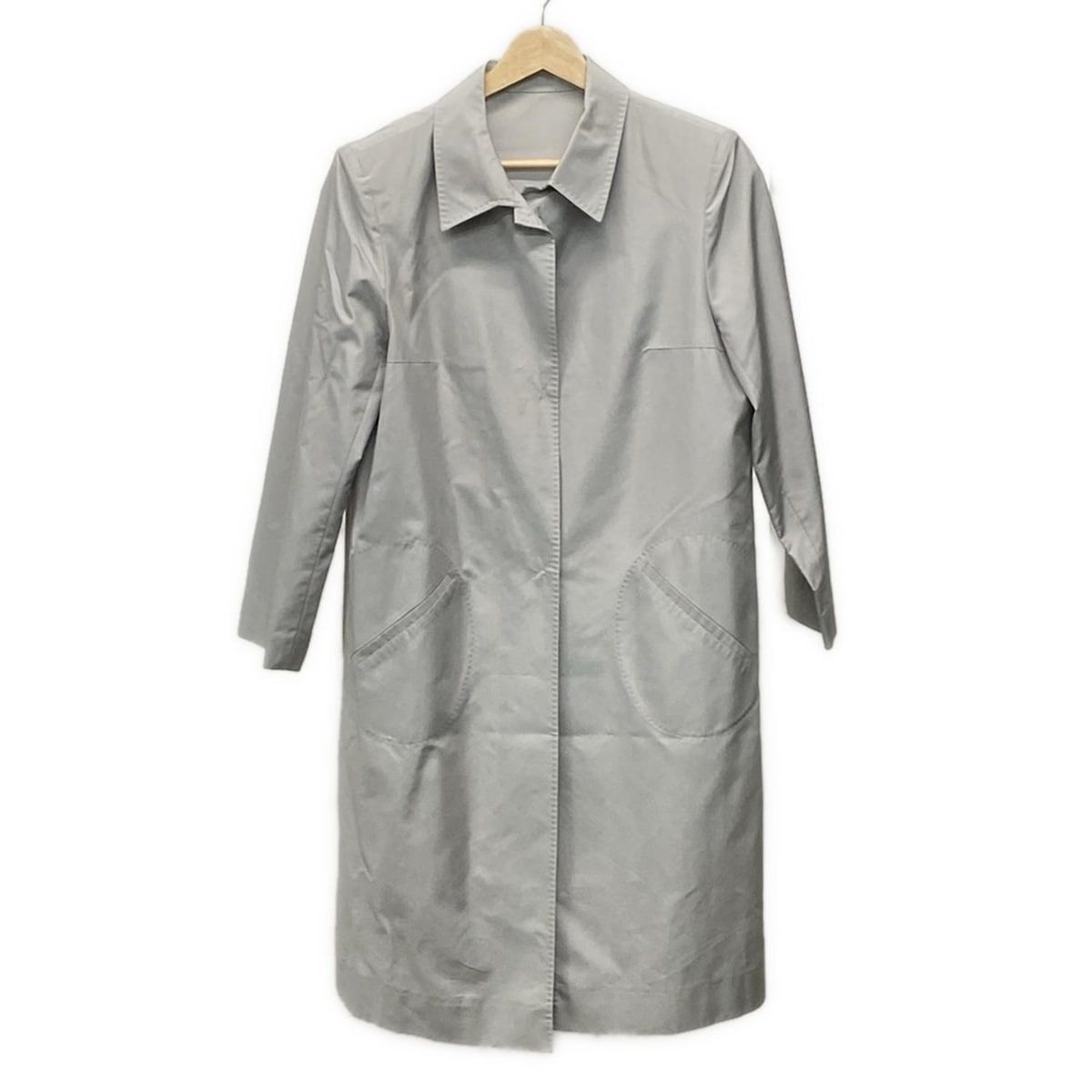 LANVIN(ランバン) コート サイズ38 M レディース - ライトグレー 長袖