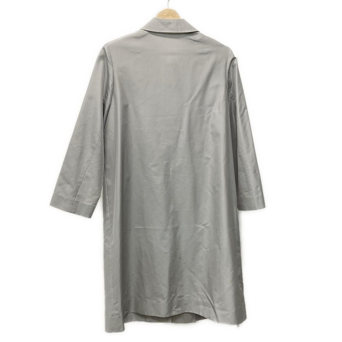 LANVIN ランバン コート オフホワイト 38 アンゴラ混 レイヤード