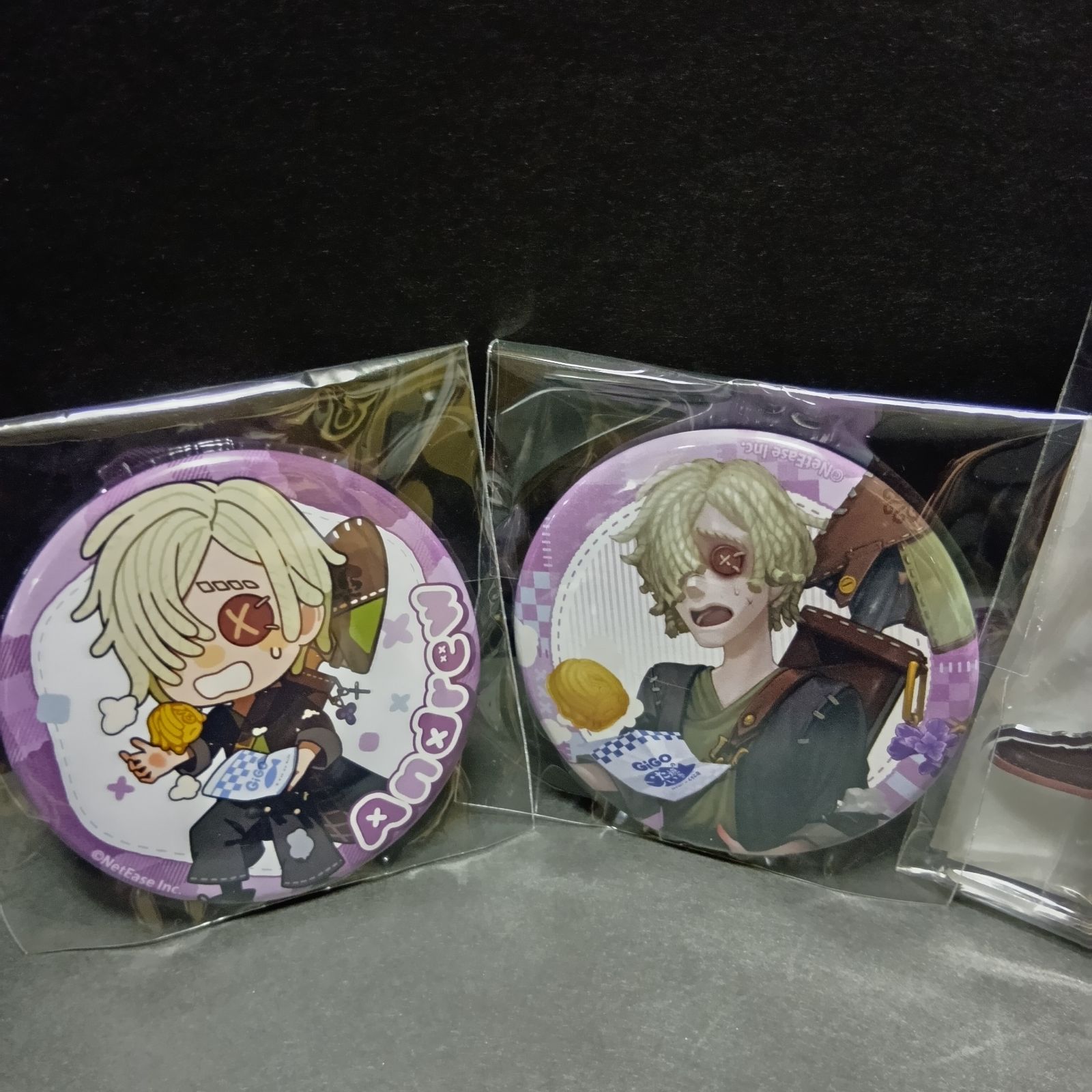 第五人格×GIGO 〜休日のお出かけ〜 墓守 アンドルー 缶バッチ ビッグ