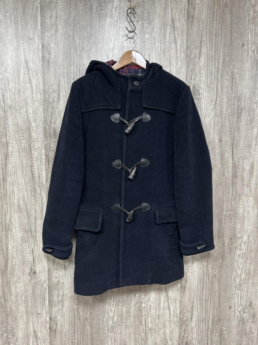 A.P.C. アーペーセー ウール混 チェック柄 ダッフル コート sizeXS