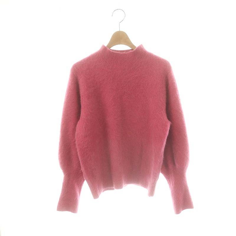 アナイ ANAYI FLUFFY天竺パフスリーブ プルオーバー ニット セーター