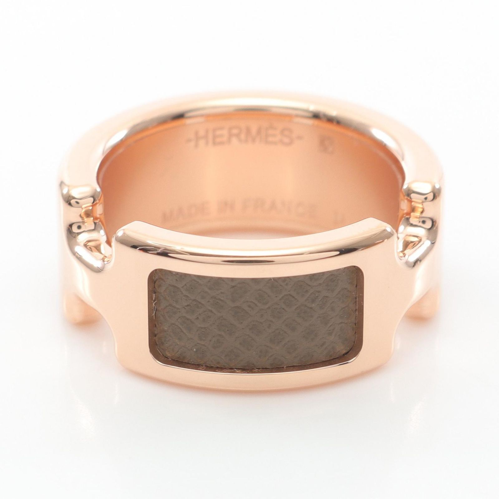 鑑定済みエルメスオランプリングPMゴールドサイズS HERMES∽Olympe RING PM オランプ リング ゴールド∽パリ速達