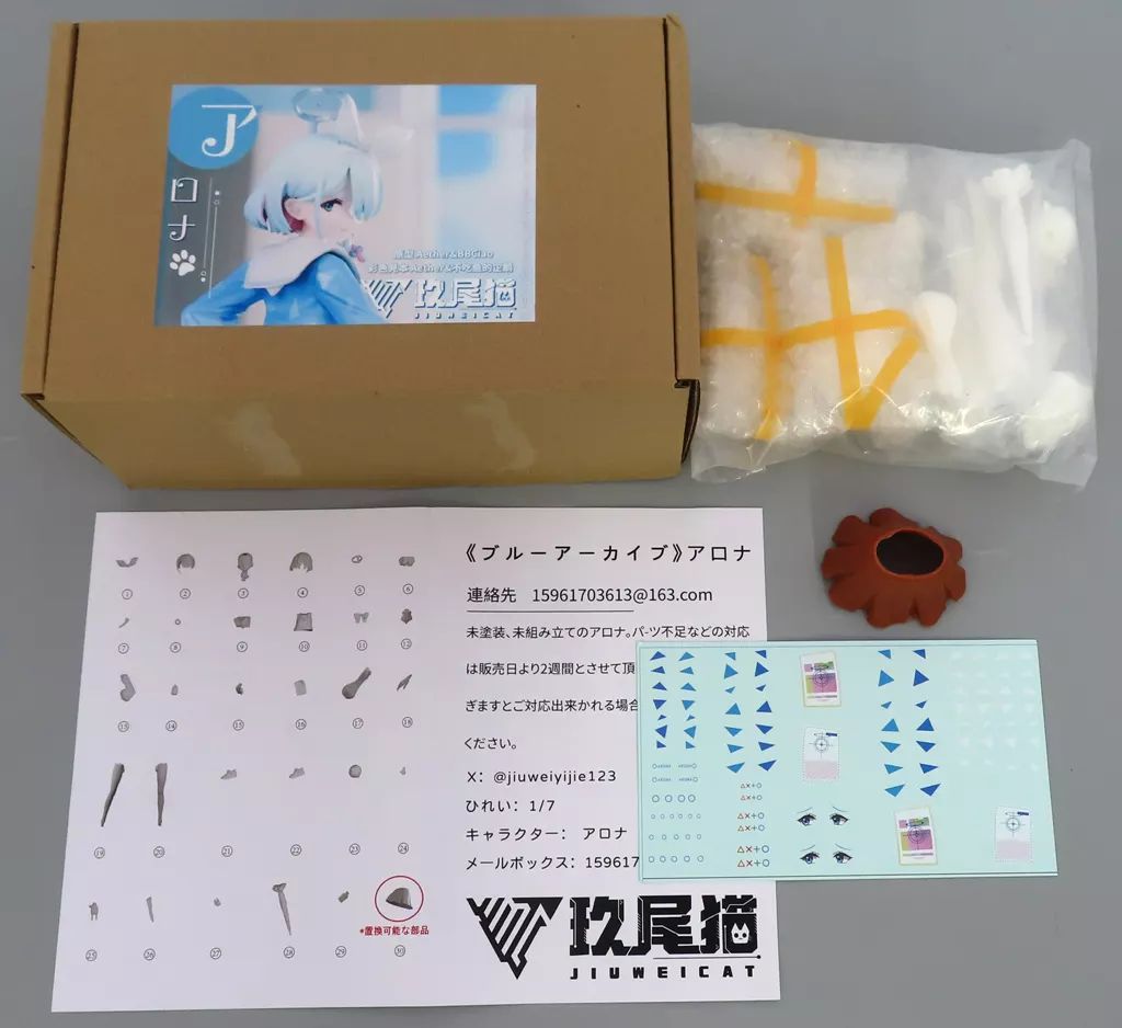 Yahoo!オークション - ガレージキット 塗装済完成品 アロナ ブルーアー