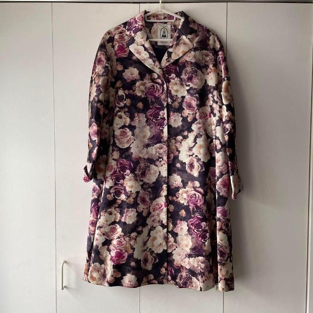 ルルロジェッタ Leur logette 花柄 フラワー サテン Long ロング