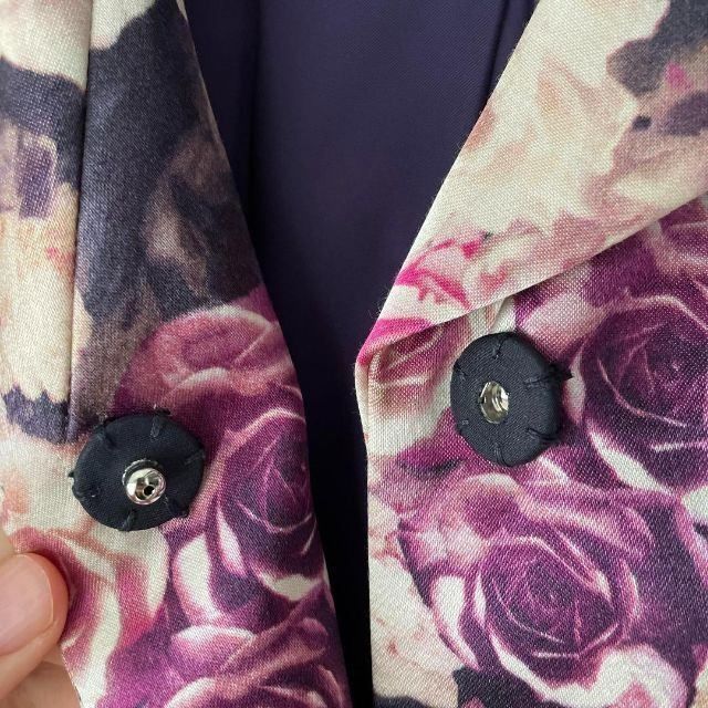 ルルロジェッタ Leur logette 花柄 フラワー サテン Long ロング