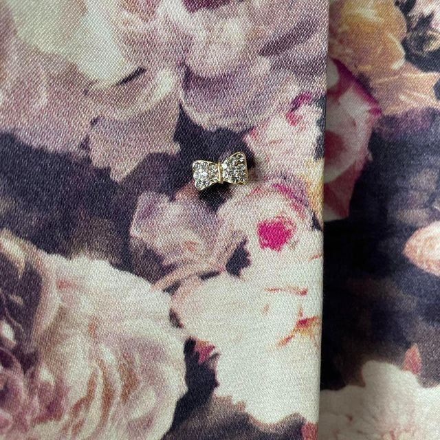 ルルロジェッタ Leur logette 花柄 フラワー サテン Long ロング