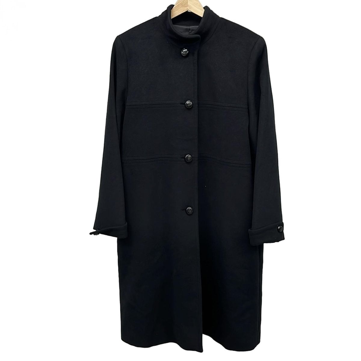 Leilian(レリアン) コート サイズ11 M レディース美品 - 黒 長袖⁄秋⁄冬