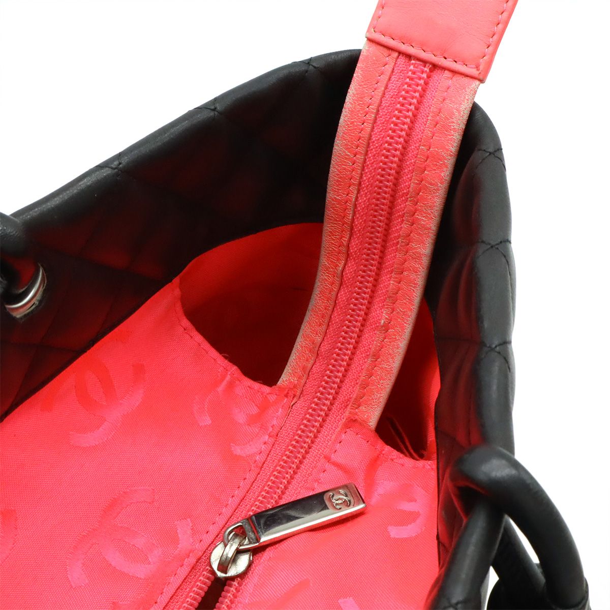 CHANEL シャネル カンボンライン ココマーク ラージトート ショルダー