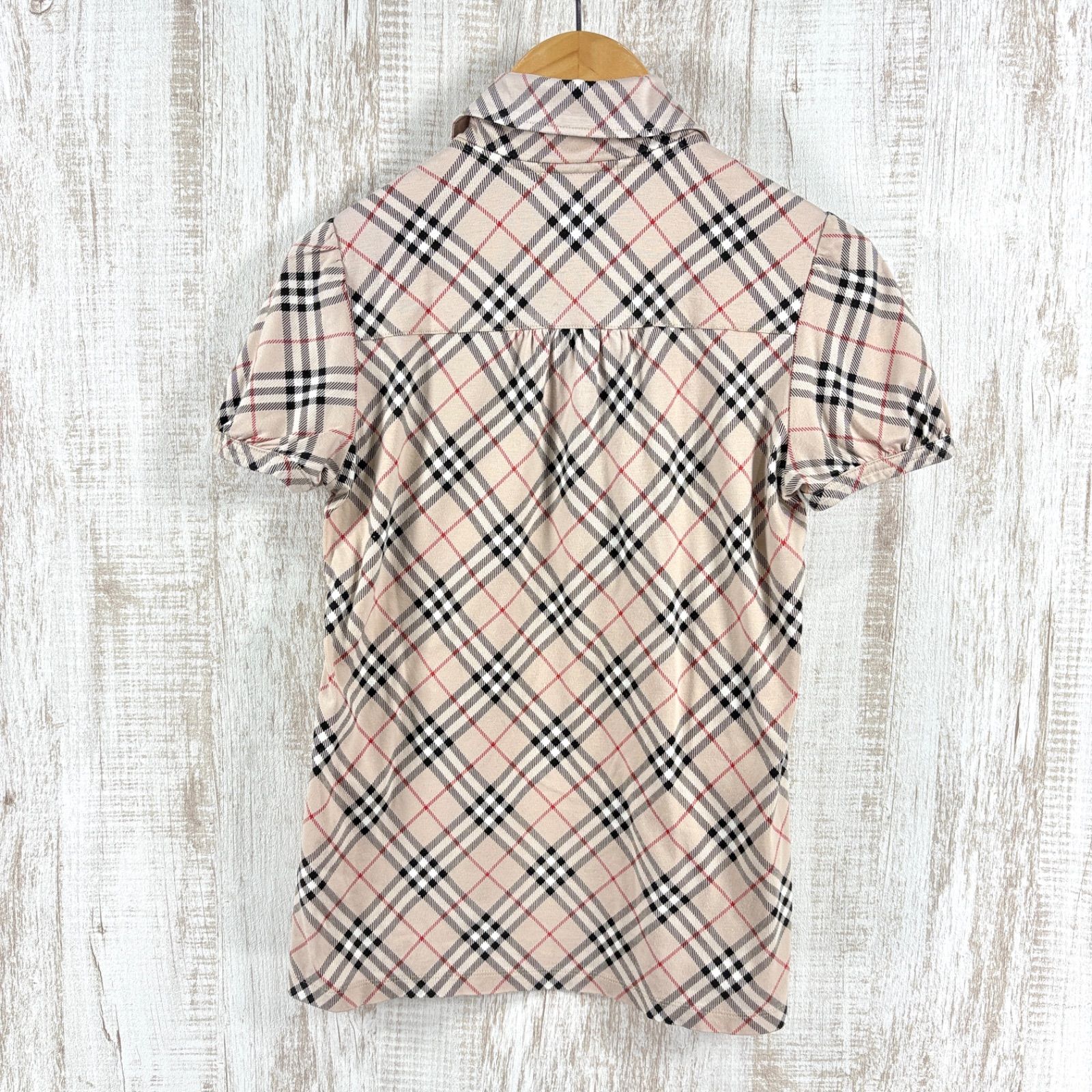 BURBERRY BLUE LABEL バーバリーブルーレーベル ホースロゴ刺繍 ノバ