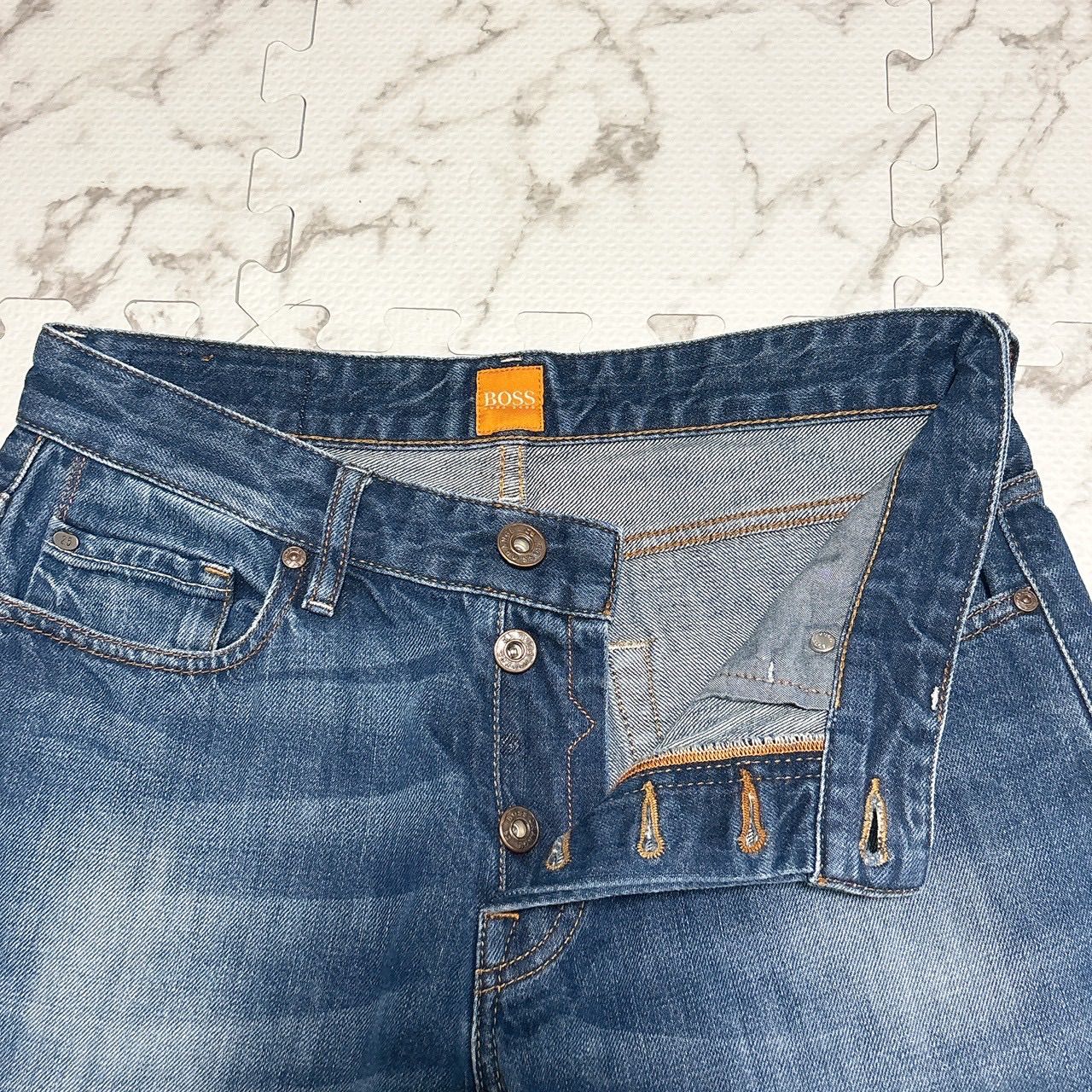 訳あり品 BOSS ORANGE ヒューゴボス メンズ デニム ジーンズ 32/32 M 