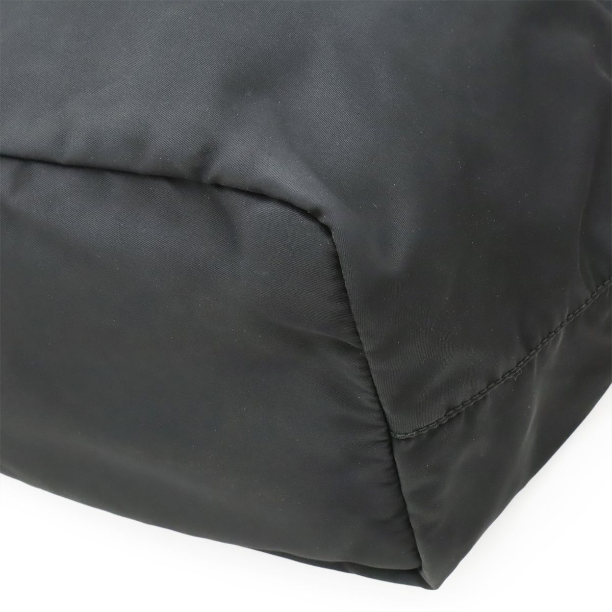 PRADA プラダ テスート ギャザー リボン ハンドバッグ トートバッグ