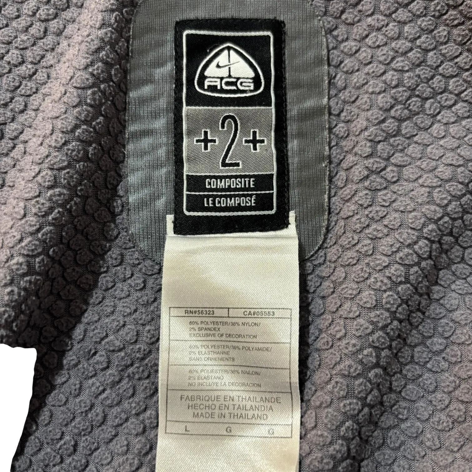 90s-00s NIKE ACG SOFT SHELL NYLON JKT L BLK ナイキ ソフトシェル 