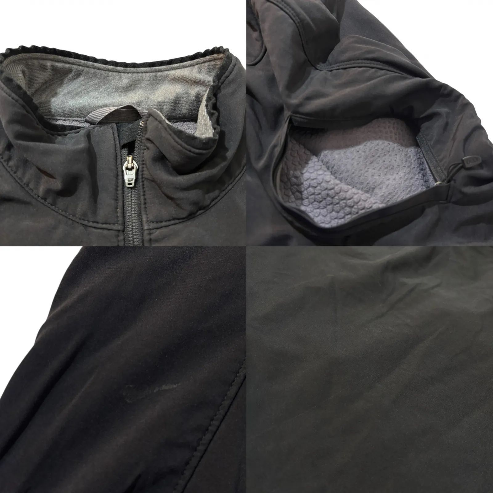 90s-00s NIKE ACG SOFT SHELL NYLON JKT L BLK ナイキ ソフトシェル