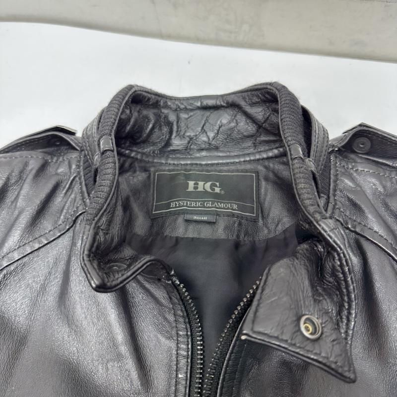 ヒステリックグラマー ピッグ レザー リブ ジャケット 4LB-1561 豚革