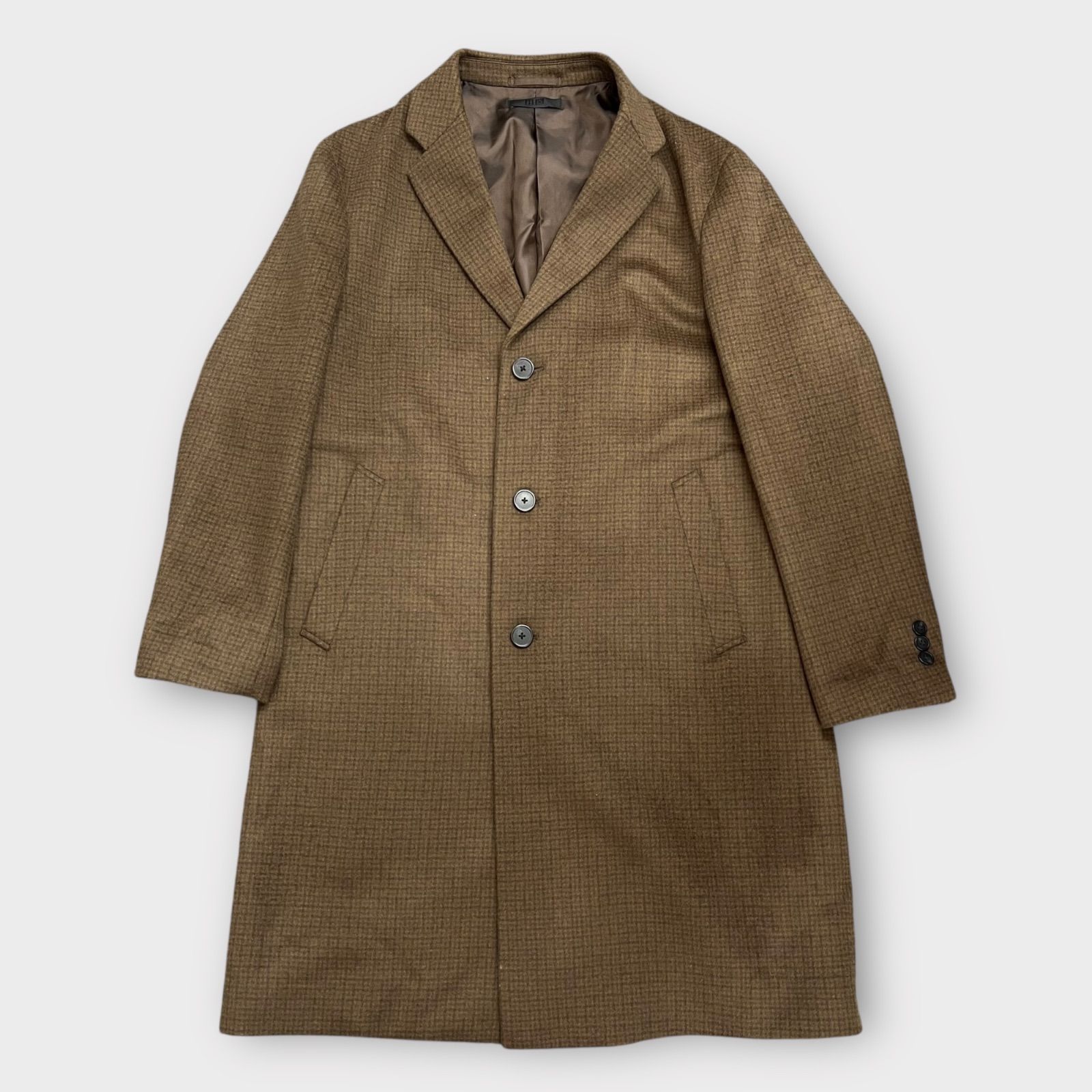 ユニクロ　ウールカシミヤチェスターコート　ブラウン　Ｌサイズ　3ボタン　未使用 ユニクロ公式 | ウールカシミヤチェスターコート
