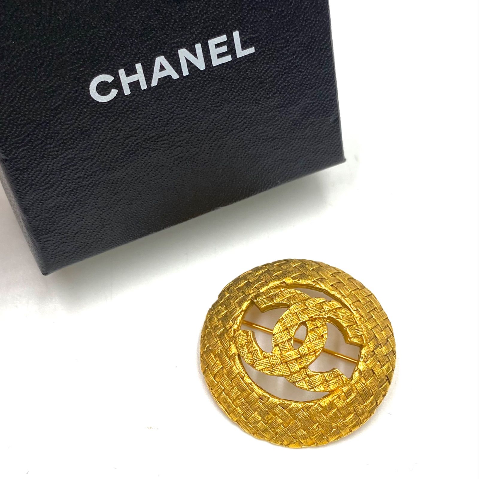 希少 CHANEL シャネル ココマーク ブローチ コサージュ ピンバッチ