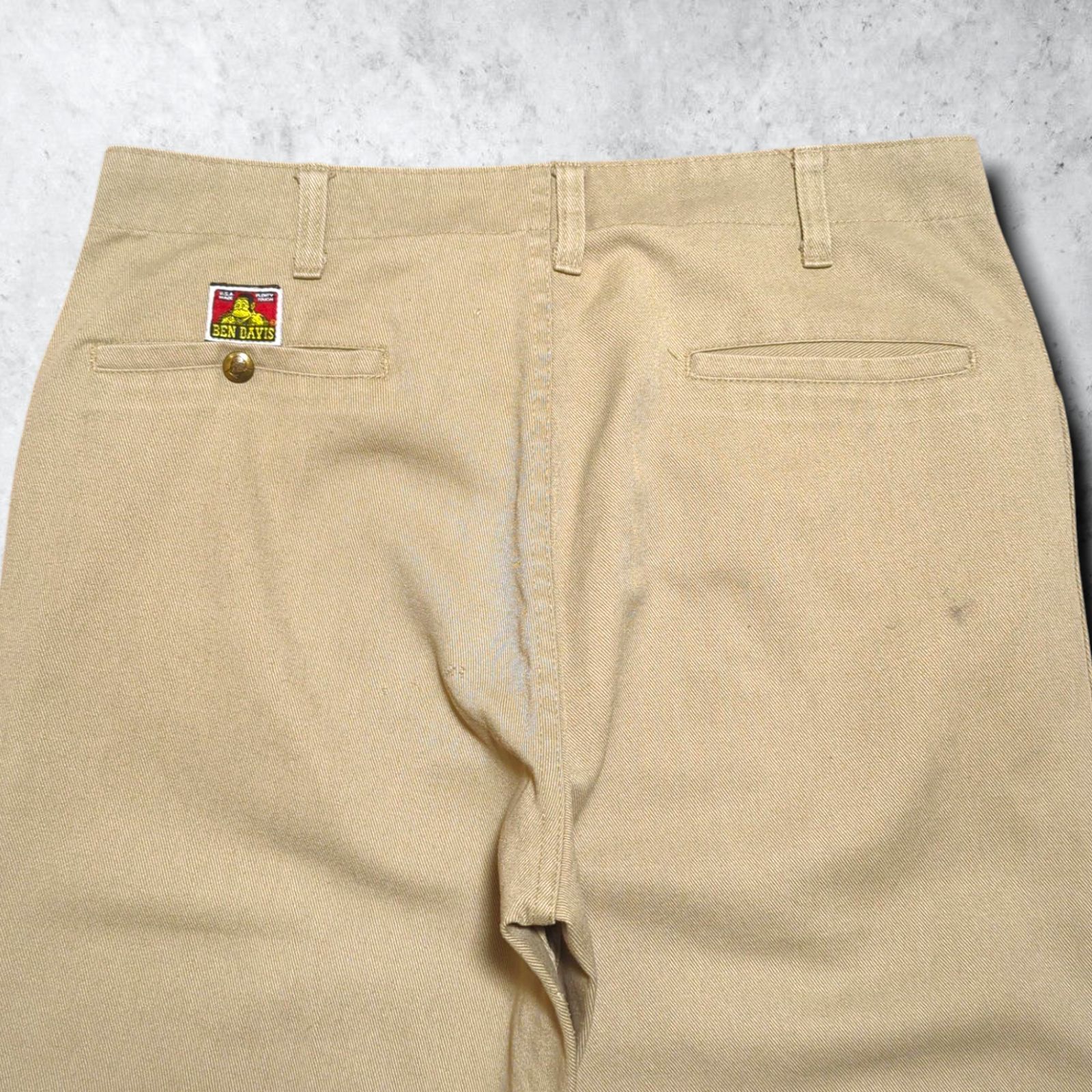 USA製 BEN DAVIS 90s フリスコパンツ ワークパンツ 黄色ゴリラ 【公式