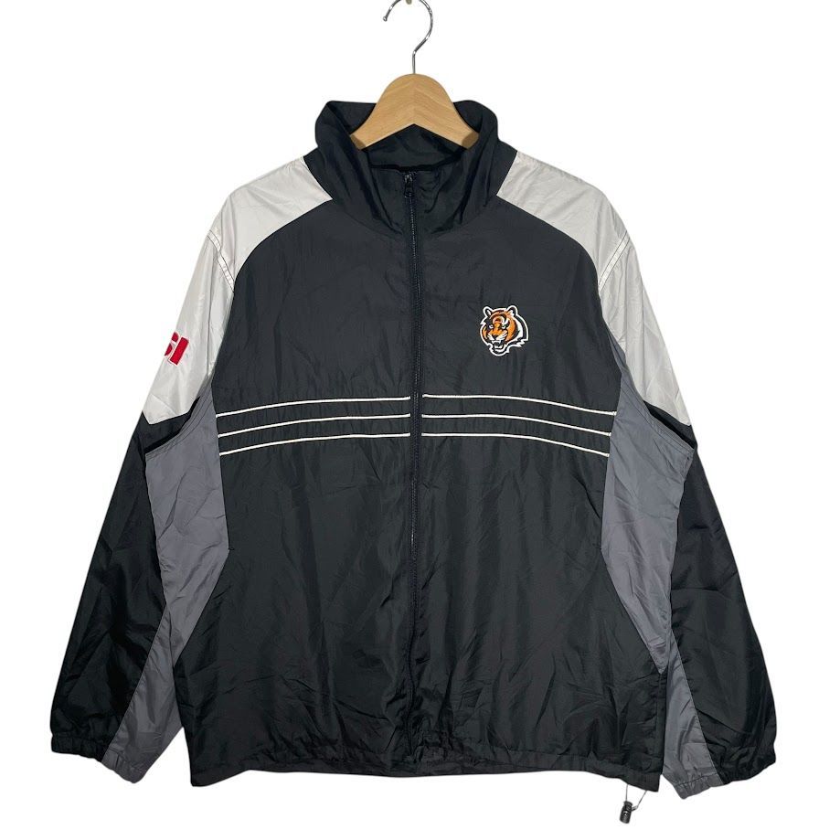 ChalkLineHoustonOilersナイロンジャケットNFL刺繍Lサイズ ChalkLineHoustonOilersナイロンジャケットNFL刺繍Lサイズ メンズ