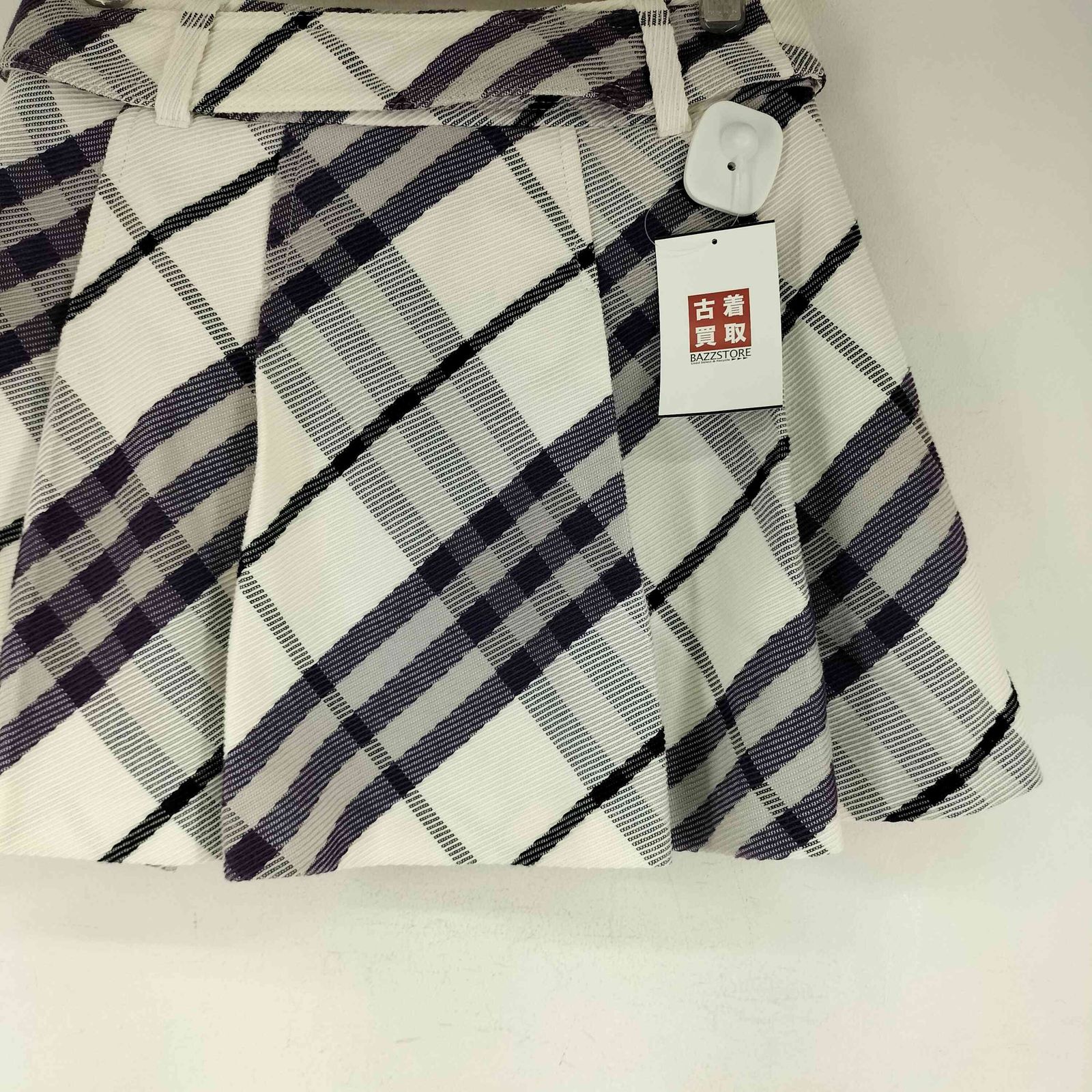 BURBERRY ブルーレーベル ストライプミニスカート38 BURBERRYBLUE