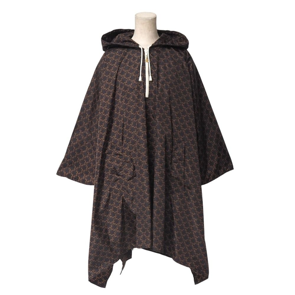 □未使用品□CELINE セリーヌ ポンチョ サイズTU エディ期 トリオンフ