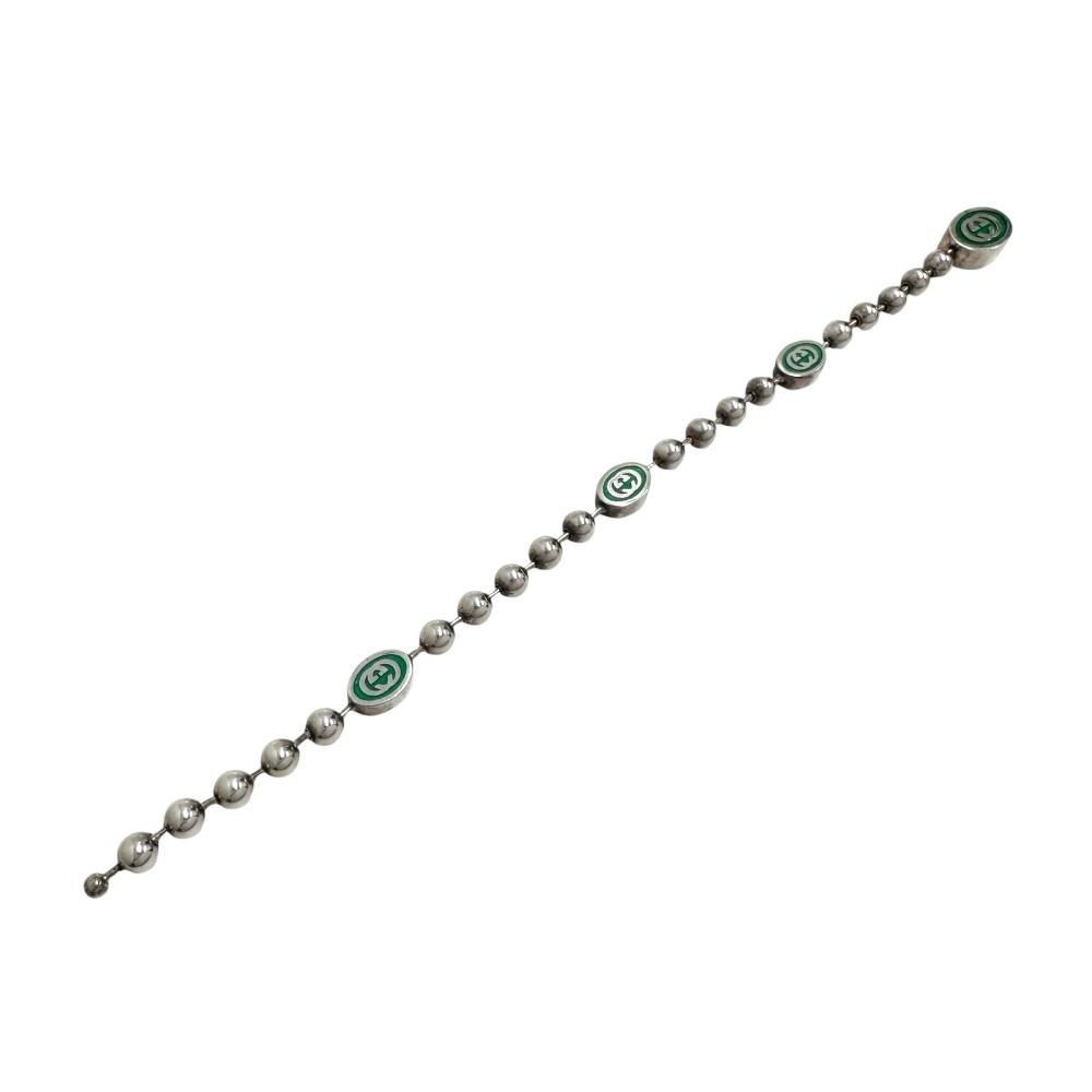 GUCCI/グッチ】インターロッキングG ボールチェーン ブレスレット