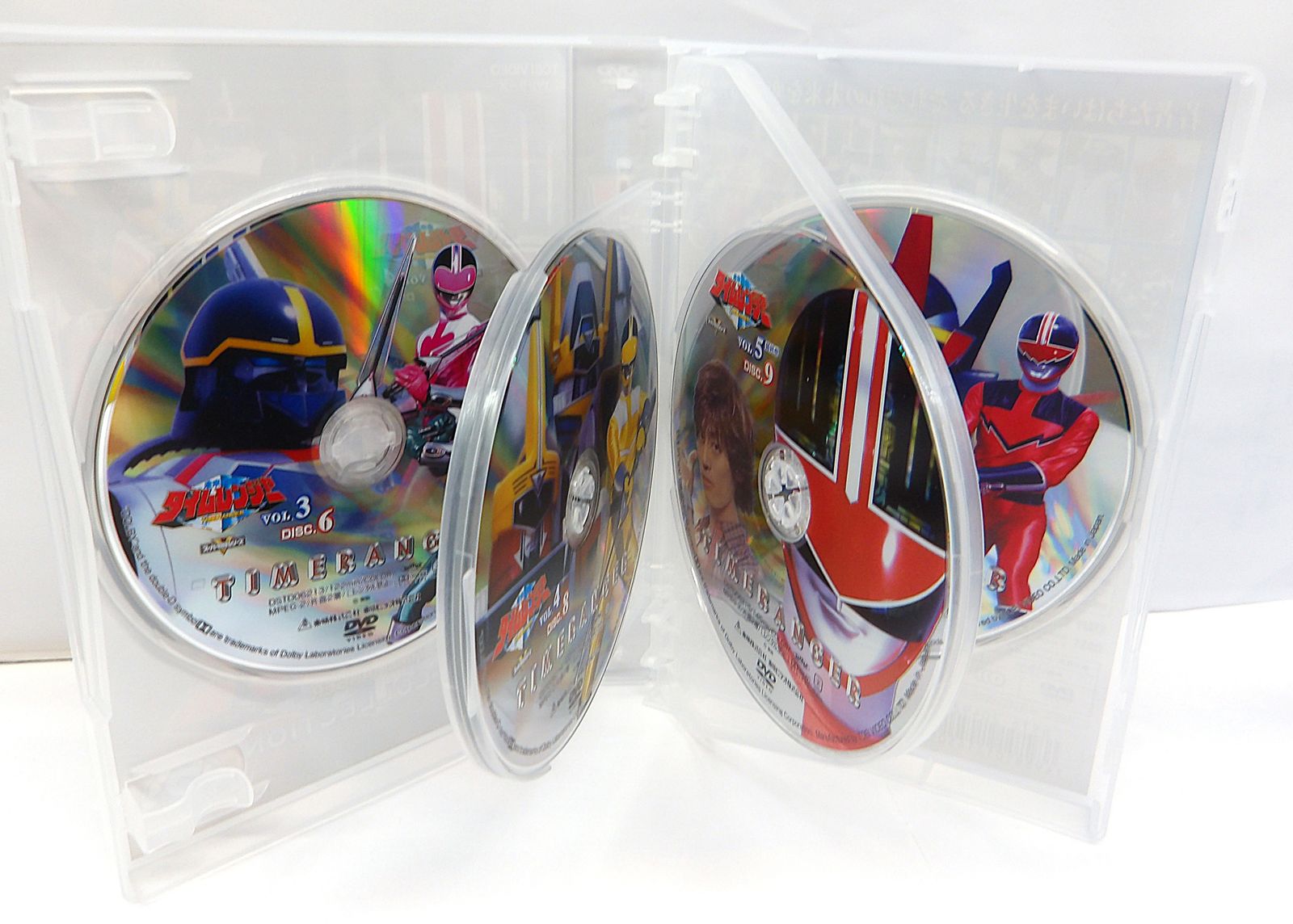 未来戦隊タイムレンジャー DVD-COLLECTION VOL.1、VOL.2 未来戦隊