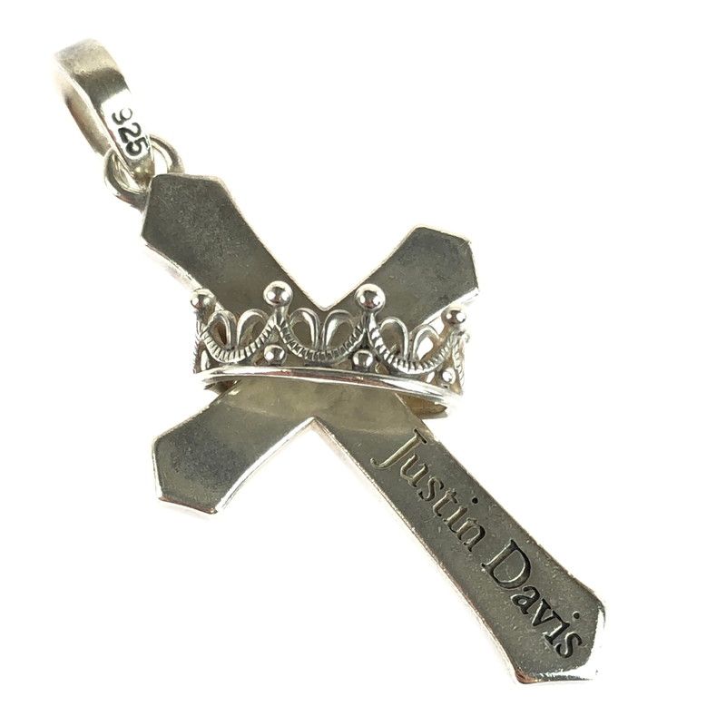 品】Justin Davis ジャスティンデイビス CROSS 購入 WITH CROWN STONE