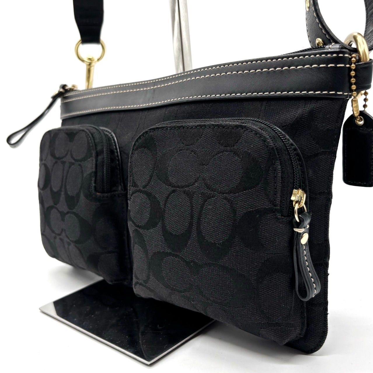 良品】 COACH コーチ ショルダーバッグ トートバッグ ワンショルダー 