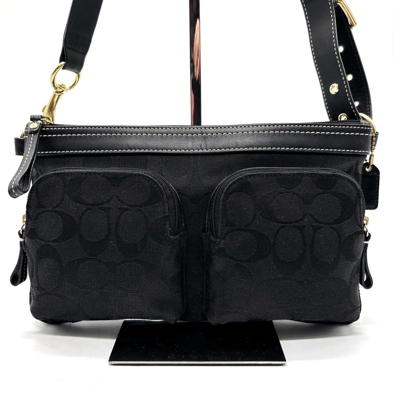 良品】 COACH コーチ ショルダーバッグ トートバッグ ワンショルダー 