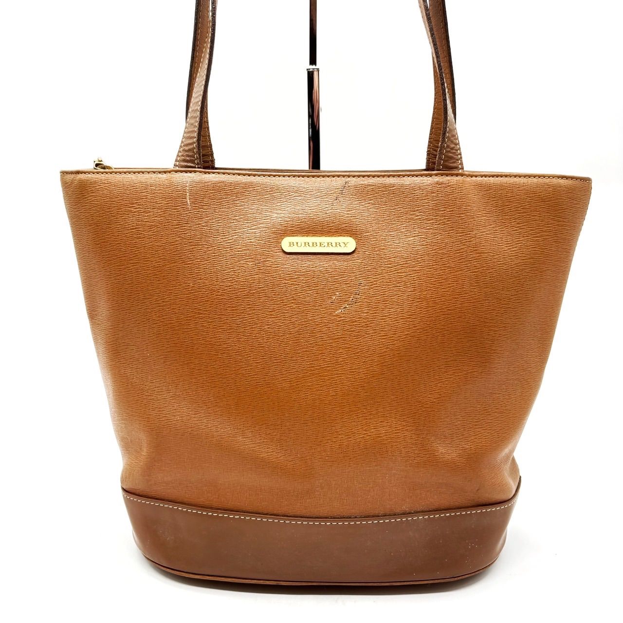 BURBERRY （バーバリー） ハンドバッグ　トートバッグ Brown BURBERRY（バーバリー） バッグ ノバチェック トートバッグ シャドー