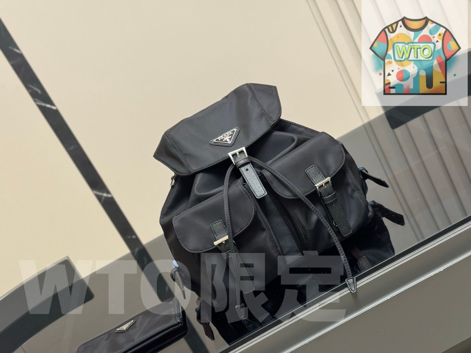 今日特価】Prada プラダ ナイロンリュックサックシリーズ 軽度の防水性