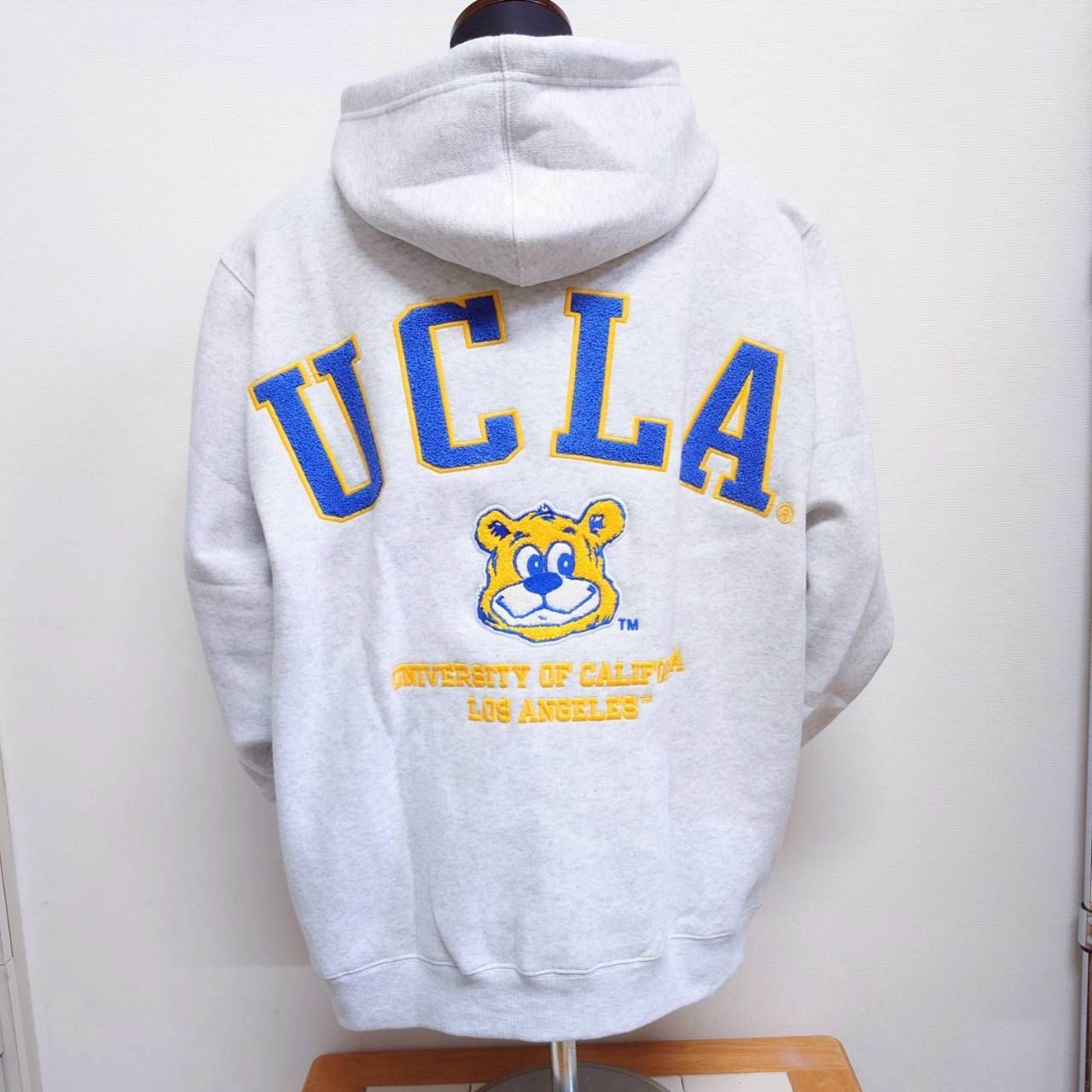 ☆【UCLA/ジョー/ZIPパーカー 裏起毛/サガラ刺繍】長袖☆ 綿 