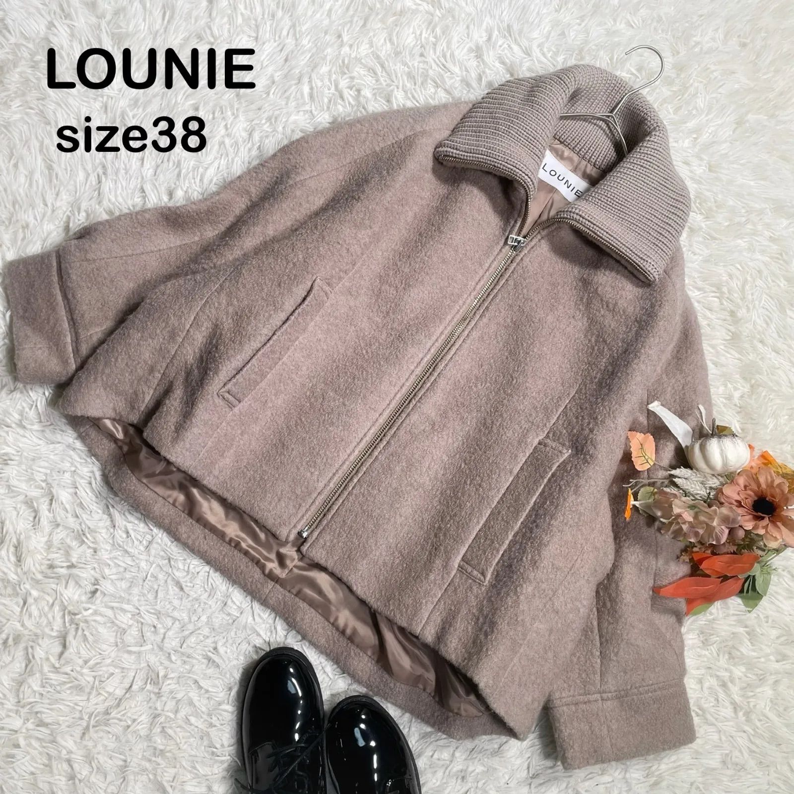 Majo様！ルーニィ ショートコート ボアコート　ドッキング　ボリューム　リブ Majo様！ルーニィ ショートコート ボアコート ドッキング ボリューム