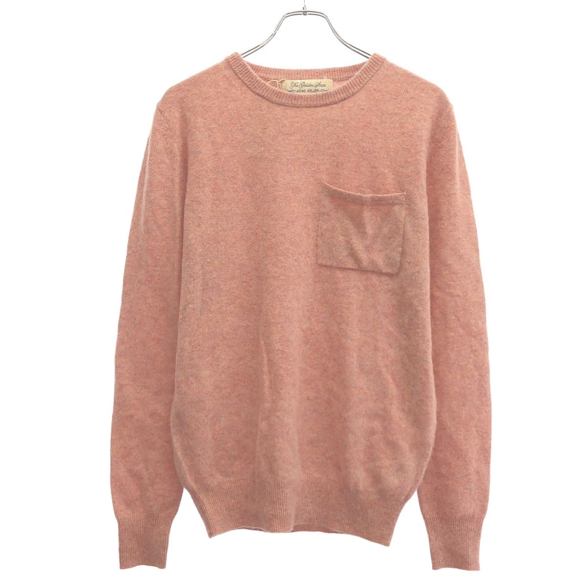 REMI RELIEF レミレリーフ カシミヤクルーネックニットセーター 