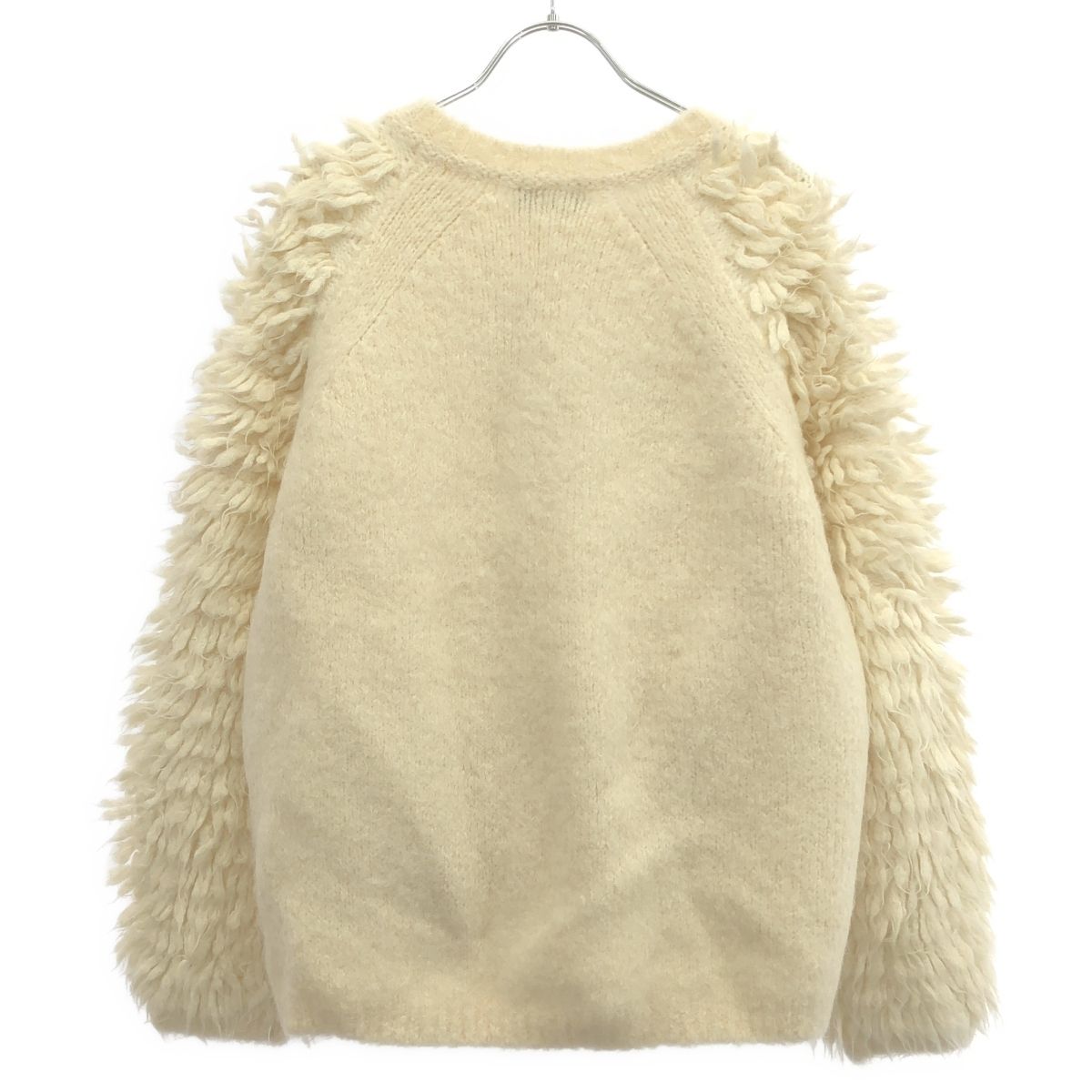 Drawer ドゥロワー 3G フリンジジップアップニットジャケット 6515-199