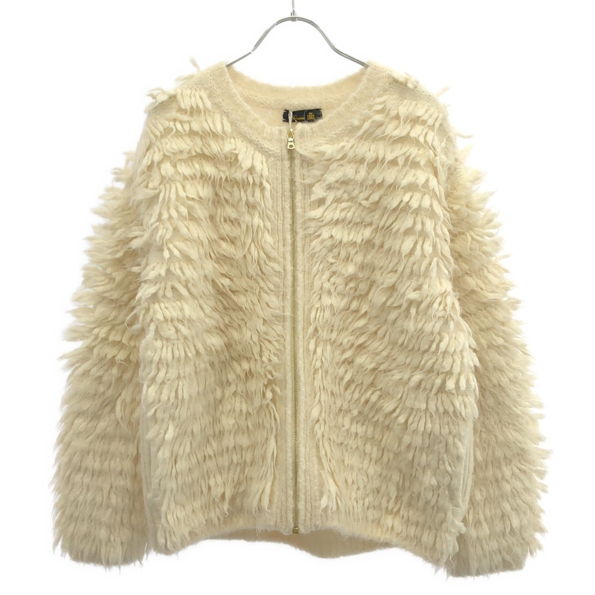 Drawerドゥロワー　3Gフリンジジップアップニットジャケット　Fフリーサイズ Drawerドゥロワー 3Gフリンジジップアップニットジャケット Fフリーサイズ