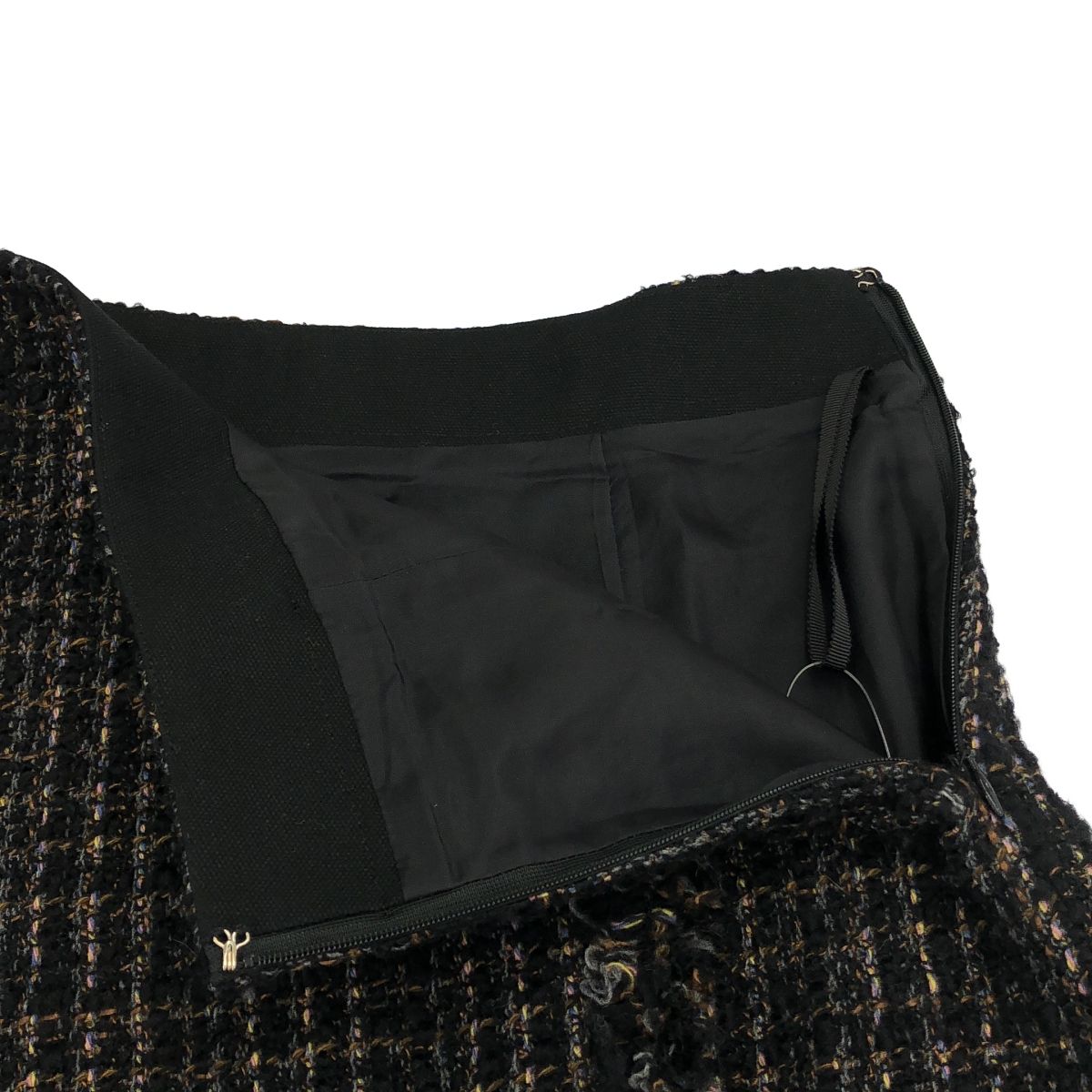 sacai サカイ 24AW Tweed Skirt ツイードスカート 24-07445 ブラック 1  