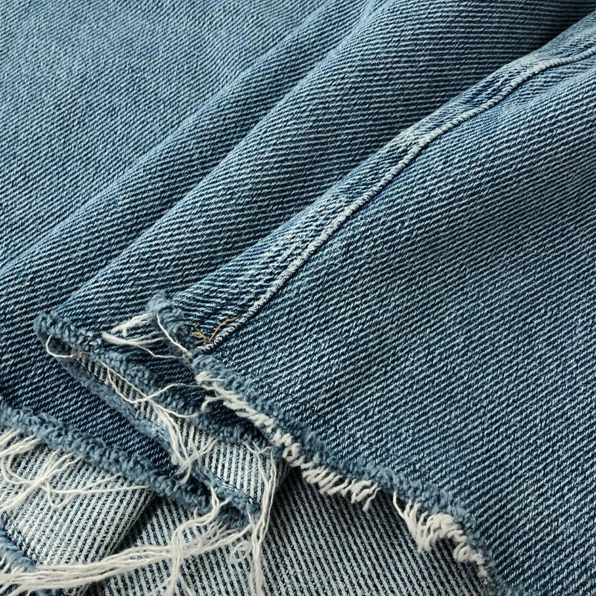 Ganni ガニー デニムワンピース サイズ表記なし カットオフ ブルー  