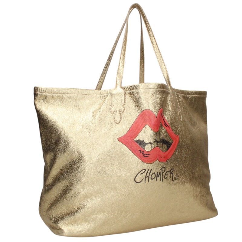 クロムハーツ LUCILLE/ルシール MATTY BOYペイントレザートートバッグ