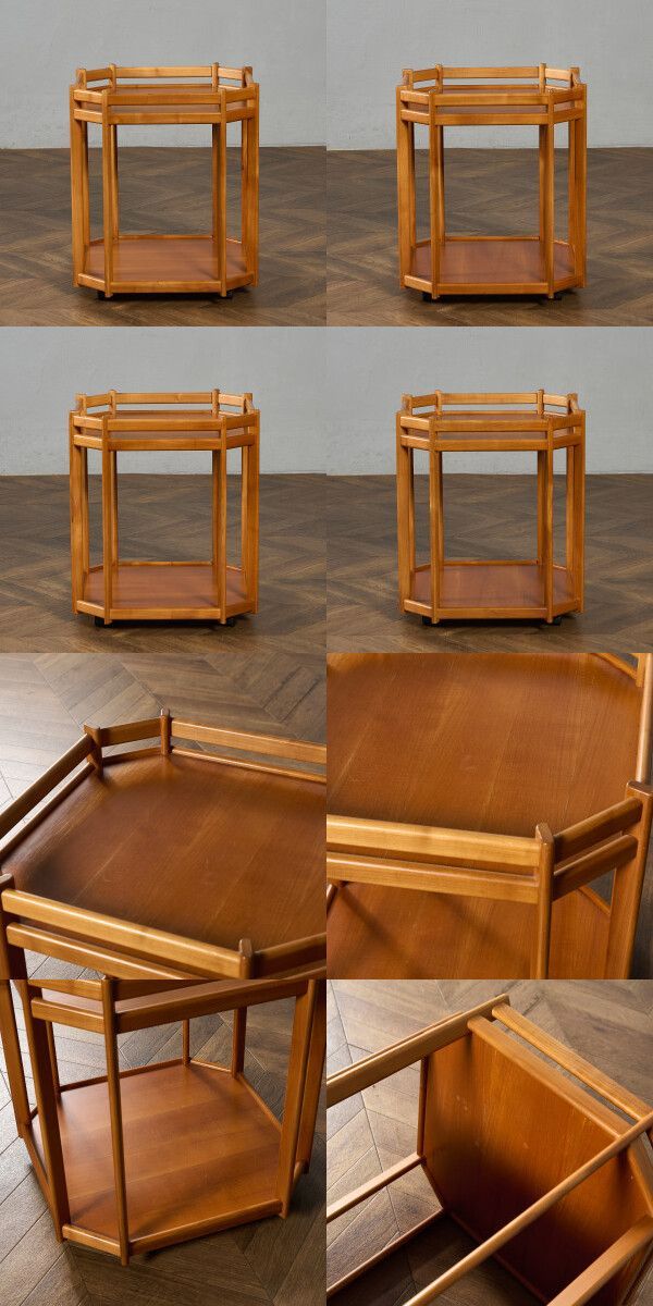 英国 ヴィンテージ サイドテーブル トロリー ワゴン キャスター