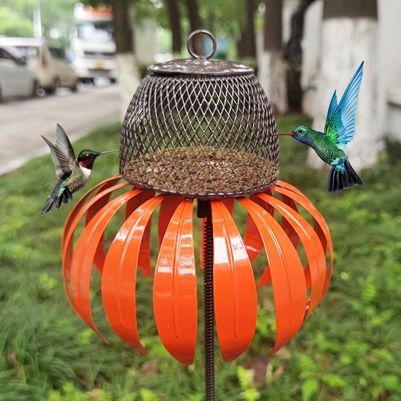 埋め込み式 バードフィーダー 小鳥 野鳥 用 給餌器 餌箱 餌台えさ置き