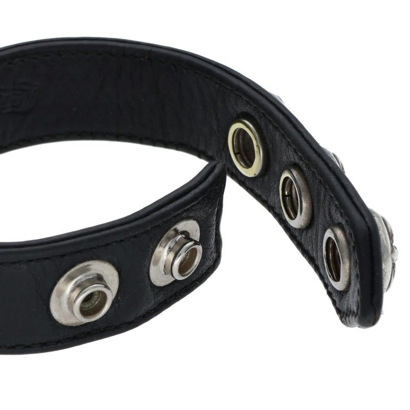 クロムハーツ 3BTN/2SNP/スター3ボタン2スナップ レザーブレスレット